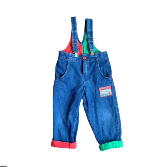 🧵 Vintage OshKosh B’gosh Overalls – Likely Size 4–5T 🧵 - Picture 1 of 7